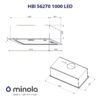 Витяжка повно вбудована Minola HBI 56270 BL 1000 LED