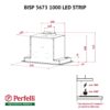 Витяжка повно вбудована Perfelli BISP 5673 BL 1000 LED Strip