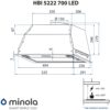 Витяжка повновбудована Minola HBI 5222 BL 700 LED