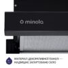 Витяжка телескопічна Minola HTLS 6234 BL 700 LED GLASS