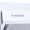 Витяжка телескопічна Minola HTL 6734 WH 1100 LED GLASS