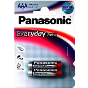  1 - Батарейка Panasonic EVERYDAY POWER AAA BLI 2 ALKALINE