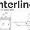 Мийка Гранітна INTERLINE SPRING chocolate