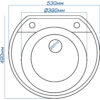 Кухонна мийка ROMZHA Janta Seda (602)
