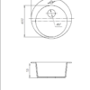 Кухонна мийка ROMZHA Eva Grafit (201)