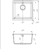 Кухонна мийка ROMZHA Mira U-400 Seda (601)