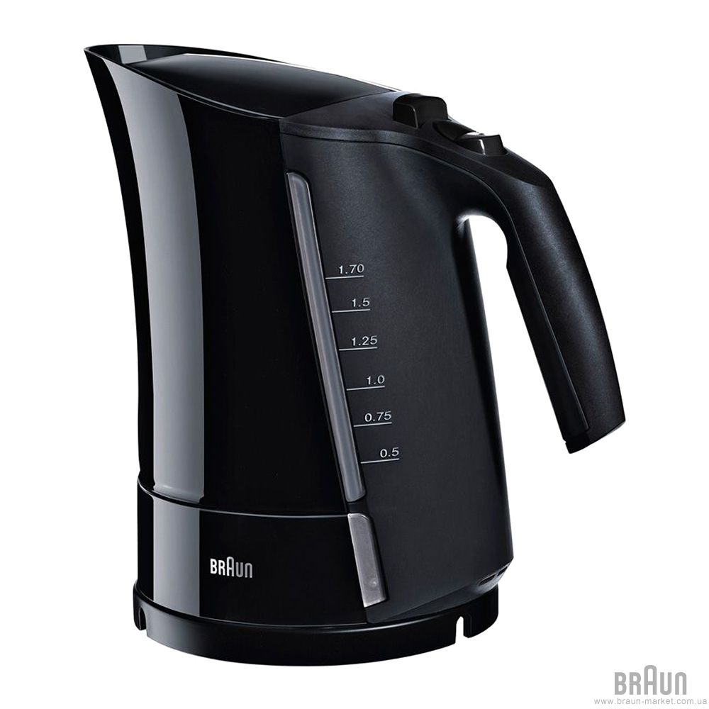  4 - Чайник пластиковий BRAUN WK300 Black