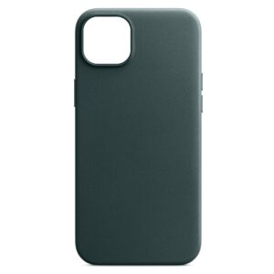  4 - Чохол-накладка Armorstandart Fake Leather для Apple iPhone 14 Plus Shirt Green (ARM64396)