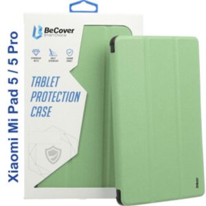  4 - Чохол-книжка BeCover Soft Edge для Xiaomi Mi Pad 5/5 Pro Green (708330)