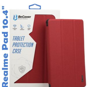  8 - Чохол-книжка BeCover Smart для Realme Pad 10.4" Red Wine (708269)