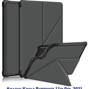  6 - Чохол-книжка BeCover Ultra Slim Origami для Amazon Kindle Paperwhite 11th Gen. 2021 Gray (707221)