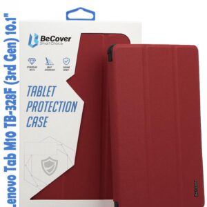  5 - Чохол-книжка BeCover Smart для Lenovo Tab M10 TB-328F (3rd Gen) 10.1" Red Wine (708287)