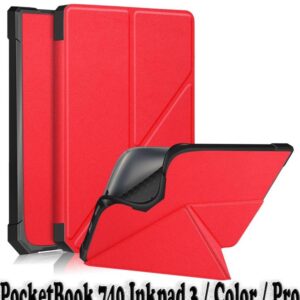  4 - Чохол-книжка BeCover Ultra Slim Origami для PocketBook 740 Inkpad 3/Color/Pro Red (707457)