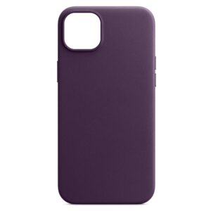  8 - Чохол-накладка Armorstandart Fake Leather для Apple iPhone 14 Plus Dark Cherry (ARM64395)