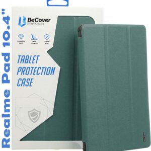  9 - Чохол-книжка BeCover Smart для Realme Pad 10.4" Dark Green (708266)