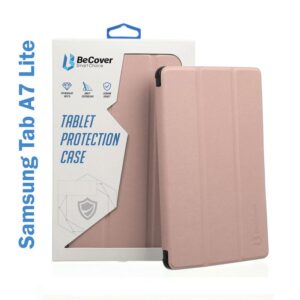  7 - Чохол-книжка BeCover Smart для Samsung Galaxy Tab A7 Lite SM-T220/SM-T225 Rose Gold (706460)