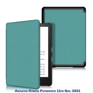  4 - Чохол-книжка BeCover Smart для Amazon Kindle Paperwhite 11th Gen. 2021 Dark Green (707204)