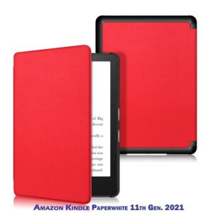  3 - Чохол-книжка BeCover Smart для Amazon Kindle Paperwhite 11th Gen. 2021 Red (707207)