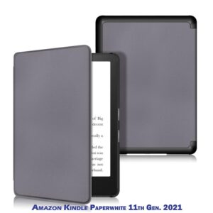  2 - Чохол-книжка BeCover Smart для Amazon Kindle Paperwhite 11th Gen. 2021 Gray (707205)