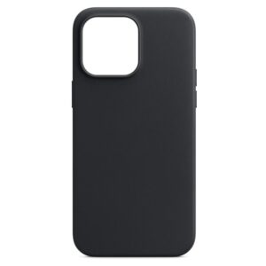  5 - Чохол-накладка Armorstandart Fake Leather для Apple iPhone 14 Pro Max Black (ARM64400)