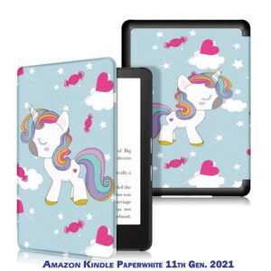  1 - Чохол-книжка BeCover Smart для Amazon Kindle Paperwhite 11th Gen. 2021 Unicorn (707217)