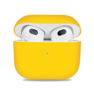  1 - Чохол для навушників BeCover для Apple AirPods (3nd Gen) Yellow (707233)