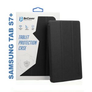  4 - Чохол-книжка BeCover Smart для Samsung Galaxy Tab S7+ SM-T970/SM-T975 Black (705225)