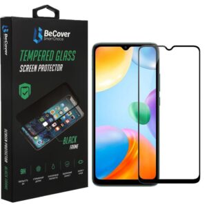  3 - Захисне скло BeCover для Xiaomi Poco C40 Black (708170)