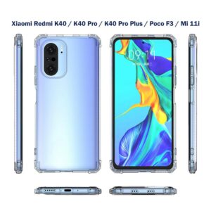  2 - Чохол-накладка BeCover Anti-Shock для Xiaomi Redmi K40/K40 Pro/K40 Pro Plus/Poco F3/Mi 11i Clear (706974)