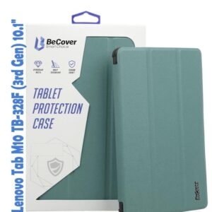  4 - Чохол-книжка BeCover Smart для Lenovo Tab M10 TB-328F (3rd Gen) 10.1" Dark Green (708283)