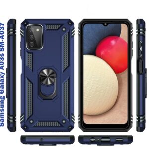  1 - Чохол-накладка BeCover Military для Samsung Galaxy A03s SM-A037 Blue (707115)