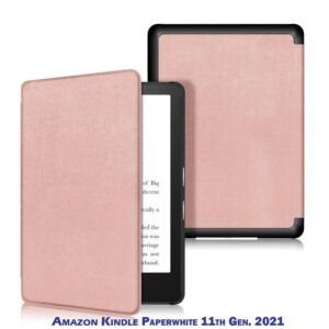  2 - Чохол-книжка BeCover Smart для Amazon Kindle Paperwhite 11th Gen. 2021 Rose Gold (707209)