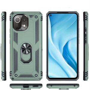  6 - Чохол-накладка BeCover Military для Xiaomi Mi 11 Lite/Mi 11 Lite 5G/11 Lite 5G NE Dark Green (706645)