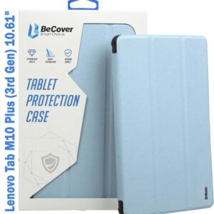  8 - Чохол-книжка BeCover Soft Edge для Lenovo Tab M10 Plus TB-125F (3rd Gen) 10.61" Light Blue (708370)