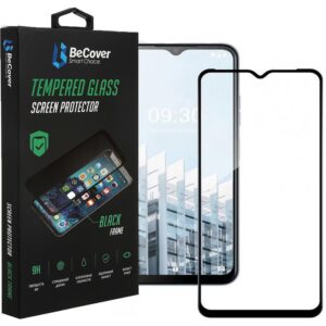  1 - Захисне скло BeCover для Tecno Pop 6 Pro (BE8) Black (708556)