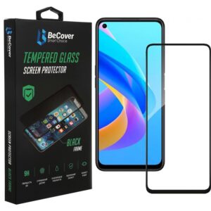  1 - Захисне скло BeCover для Oppo A76 Black (707604)