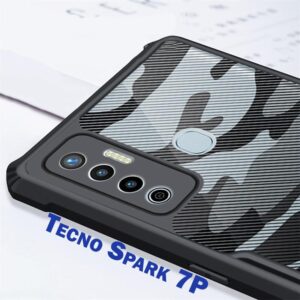  8 - Чохол-накладка BeCover RZANTS для Tecno Spark 7P Black (707225)