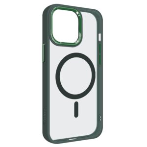  3 - Чохол-накладка Armorstandart Unit MagSafe для Apple iPhone 13 Pro Max Dark Green (ARM66944)