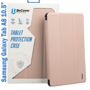  6 - Чохол-книжка BeCover Soft Edge для Samsung Galaxy Tab A8 SM-X200/SM-X205 Rose Gold (708359)