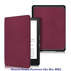  5 - Чохол-книжка BeCover Smart для Amazon Kindle Paperwhite 11th Gen. 2021 Red Wine (707208)