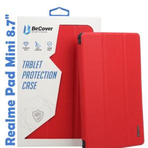  4 - Чохол-книжка BeCover Smart для Realme Pad Mini 8.7" Red (708260)