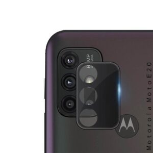  4 - Захисне скло BeCover для камеры на Motorola Moto E20 Black (707033)