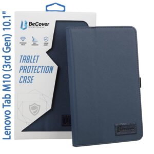  7 - Чохол-книжка BeCover Slimbook для Lenovo Tab M10 TB-328F (3rd Gen) 10.1" Deep Blue (708340)